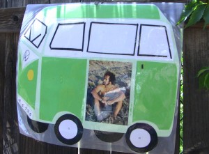 Adam in a VW Bus